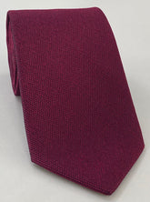 Dark Fuchsia Mulberrywood Weave Silk Tie MWT-12